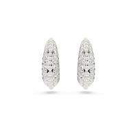 Swarovski Sublima Drop Earrings Crystal Pearl Round Cut Small White Rhodium Plat