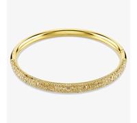 Swarovski Jewellery Swarovski Sublima Snow Pave Crystal Gold Tone Bangle 0.6cm, 17.3cm