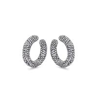 Swarovski Sublima hoop earrings - White OS