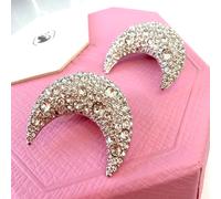 SWAROVSKI Sublima Luna Moon Clip-On Earrings Silver Rhodium Plated 5666158 £230