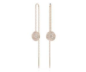 Swarovski Sublima Rose Gold Tone & Crystal Drop Earrings