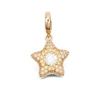 Swarovski Sublima star charm - Gold OS