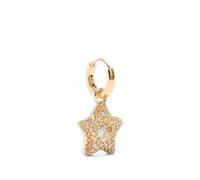 Swarovski Sublima star-pendant hoop earrings - Gold OS