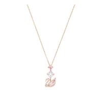 Women's Pendant Pink Crystal Rose Gold Swan 5473024 - female - Swarovski - Necklaces - Pink - ONE SIZE - Accessories ONE SIZE