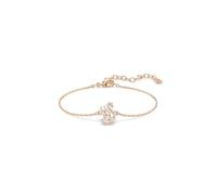 Swarovski Swan Collection, Mixed Cuts, Swan, White, Rose Gold-Tone Plated