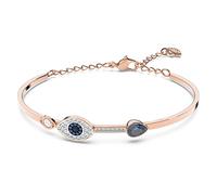 Duo Evil Eye Bangle 5171991 Swarovski Blue Adjustable