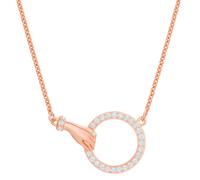 Swarovski Symbolic Necklace Hand, White, Rose gold-tone plated 5489573