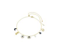 Swarovski Symbolica Gold-tone Plated Blue Moon Evil Eye Horse Shoe Choker 5692164 - Crystal / Gold-tone Plated