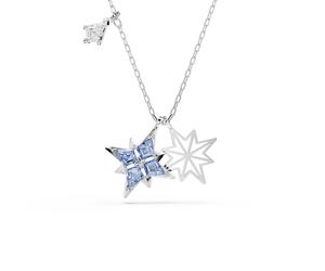 Swarovski Symbolica Silver Tone & Blue Zirconia Star Pendant Necklace