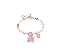 SWAROVSKI Teddy bracelet Bear, Pink, Rose gold-tone plated, meduim, Rose Gold Crystal, swarovski