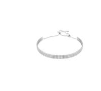 Swarovski Tennis Matrix Choker, Round-cut, White, Rhodium plated, One Size, Crystal, Crystal, One Size, Crystal, Crystal