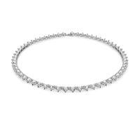 Swarovski Triangle Necklace, Triangular Cut White Crystals in a Rhodium Plated Setting, from the Millenia Collection