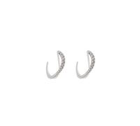 Swarovski Twist White Hoop Earrings 5563908