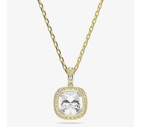 Swarovski Una Angelic 18ct Yellow Gold Cushion Cut Halo Pendant 5764761