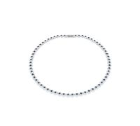 Swarovski Una Angelic Blue Round Cut Tennis Necklace