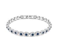 Swarovski Una Angelic Soft Bracelet, Blue, Rhodium shiny