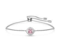 Swarovski Angelic Square bracelet, Pink, Rhodium plated, from Swarovski Angelic Square Collection