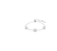 Swarovski Una Angelic Bracelet, Round Cut, Double-Sided Pattern, White, Rhodium Finish