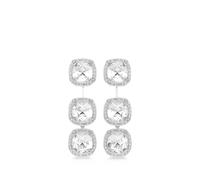 Swarovski Una Angelic crystal-embellished drop earrings - Silver OS