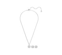 Swarovski Una Angelic crystal-embellished necklace and earring set - Silver OS