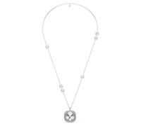 Swarovski Una Angelic Cushion Cut Pendant and Brooch - White - Mix of Plating
