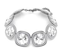 Swarovski Una Angelic Cushion Cut White Ruthenium Plated Necklace