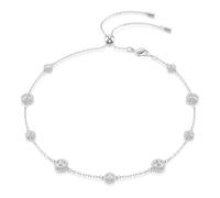 Swarovski Una Necklace, Clear Crystal & Effect, Rhodium Plated