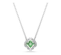 Swarovski Una Angelic Pendant, Mixed Cuts, Green, Rhodium Plated