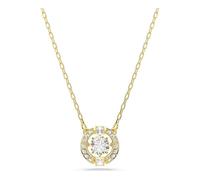 Swarovski Una Angelic Pendant, Mixed Cuts, White, 18K Gold Finish