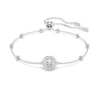 Swarovski Una Angelic Round White Rhodium Plated Bracelet