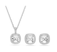 Swarovski Una Earrings Stainless Steel 5754343 - Woman - Stainless Steel Silver/White