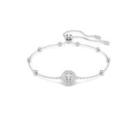 Swarovski Una Angelic Round White Rhodium Plated Bracelet