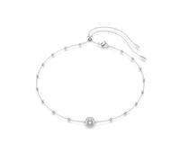 Swarovski Una Angelic Silver Tone Crystal Bolo Pendant Necklace