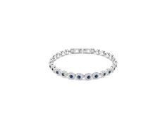 Swarovski Una Angelic Soft Bracelet, Blue, Rhodium shiny