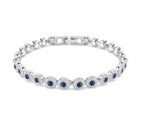 Swarovski Una Angelic Soft Bracelet, Blue, Rhodium shiny