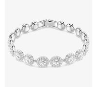 Swarovski Una Rhodium Plated Round Cut Bracelet
