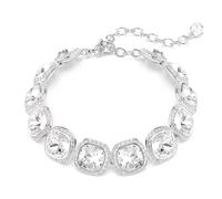 Swarovski Una Angelic Silver White Cushion Cut Bracelet
