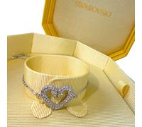 Swarovski Una Swan Heart Bracelet - Adjustable