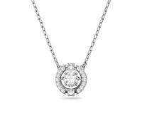 Swarovski Una Rhodium Plated And Zirconia Necklace 5286137 For Women