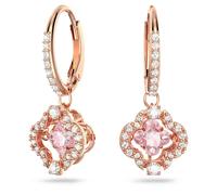 Swarovski Una Rose Gold Plated Cubic Zirconia Clover Earrings
