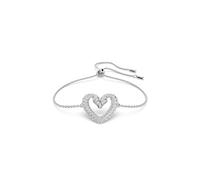 Swarovski Una Bracelet | Swans Heart | White | Rhodium | 5625534