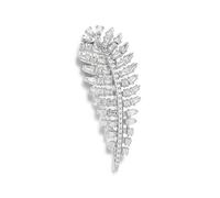 Swarovski Vienna crystal-embellished brooch - Silver OS