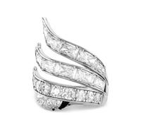 Swarovski Vienna crystal-embellished wrap ring - Silver OS