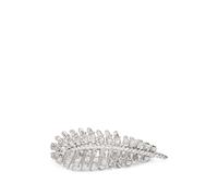 Swarovski Vienna cubic-zirconia feather brooch - Silver OS