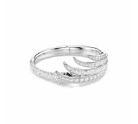 Swarovski Vienna Mixed Cut Swan Bangle White Rhodium Plated