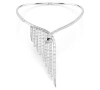 Swarovski Vienna Necklace Mixed Cut Swan White Rhodium Plated