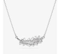 Swarovski Vienna Rhodium Plated Feather Pendant 5756111