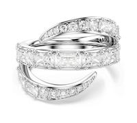 Swarovski Vienna Ring Stainless Steel 5762204-50-55 - Woman - Stainless Steel Silver/White 50-55