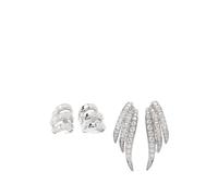 Swarovski Vienna swan ear cuffs - Silver OS