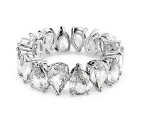Swarovski Vittore Pear-Cut Crystal Rhodium Plated Ring Size 50